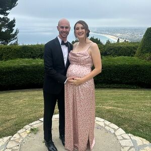 Revelry maternity skye satin floral